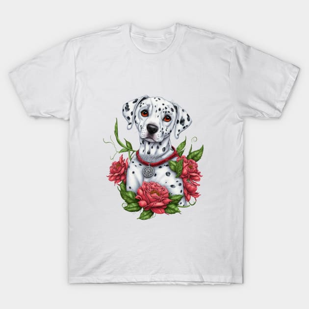 dalmatian dog lovers T-Shirt by Crazy.Prints.Store